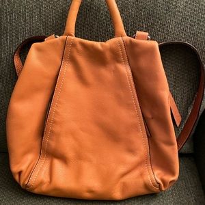 HOBO International Leather Backpack/Purse